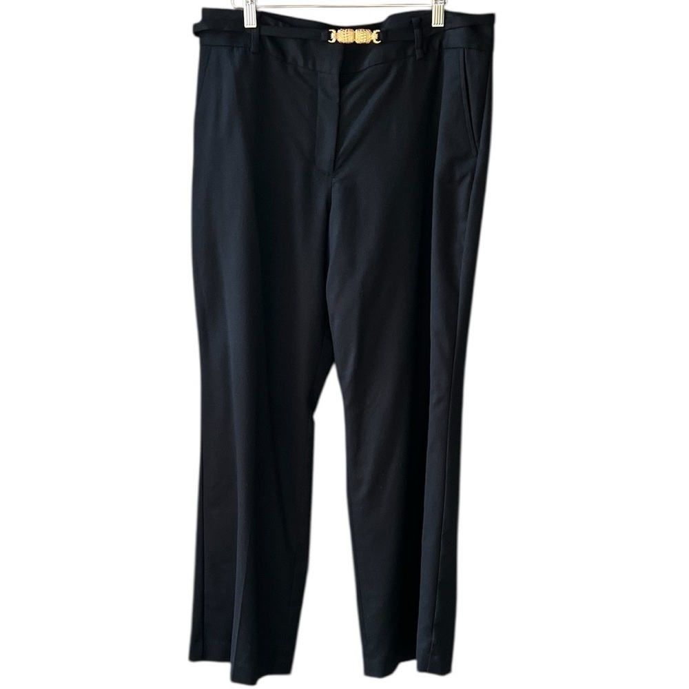Talbots New w Tag 16P Marzotto Italy Wool Black Essential Heritage Slacks